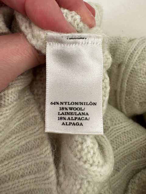 Size S Ann Taylor Ivory Knit Sweater