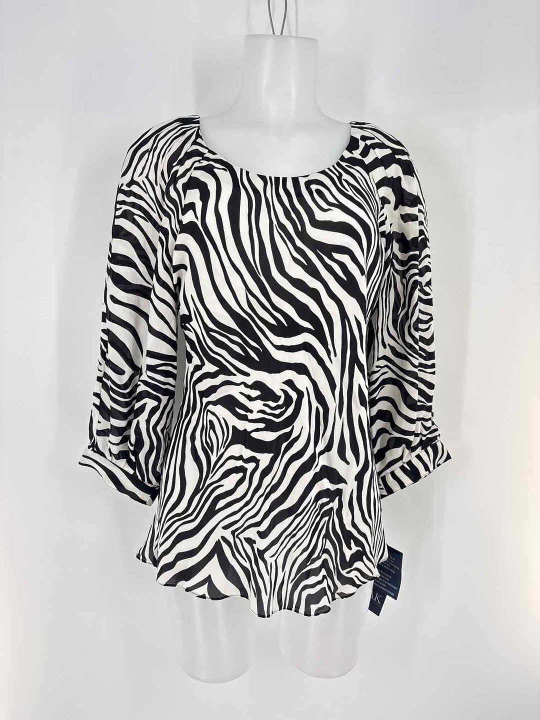 Size L Anne Klein Black/White Shirt