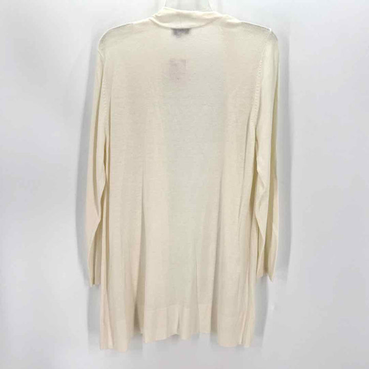Size L SUSAN GRAVER Ivory Knit Sweater