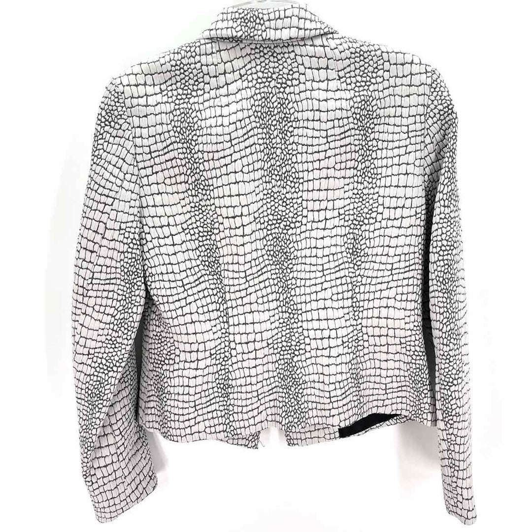 Size 6 Calvin Klein Silver Blazer