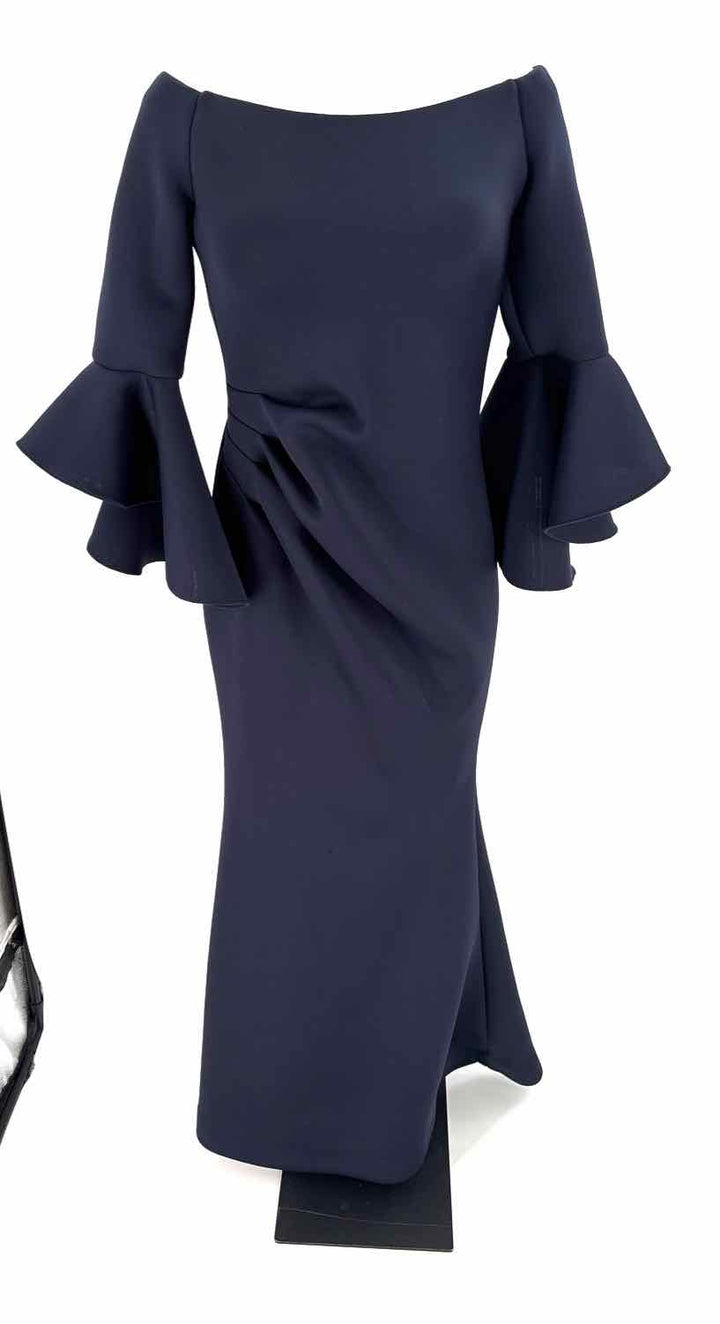 Size 6 JOVANI Navy Dress