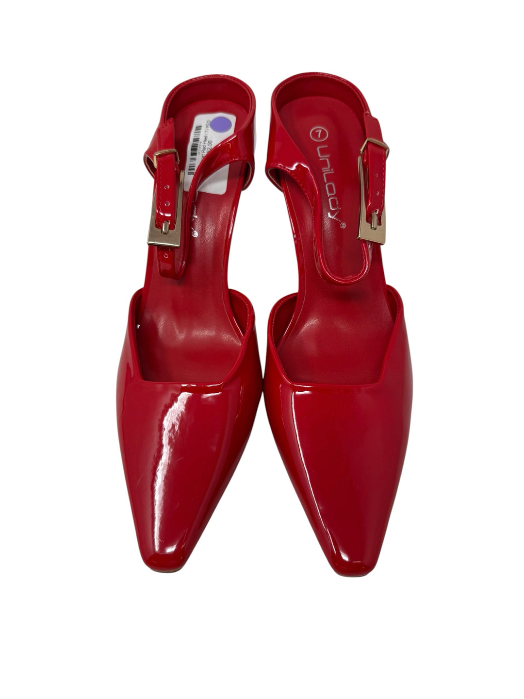 Shoe Size 7 Red Mules