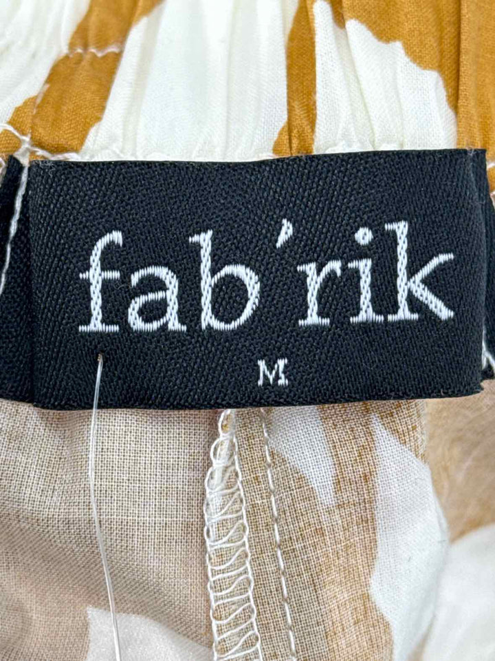 Size M FABRIK Cream Pants