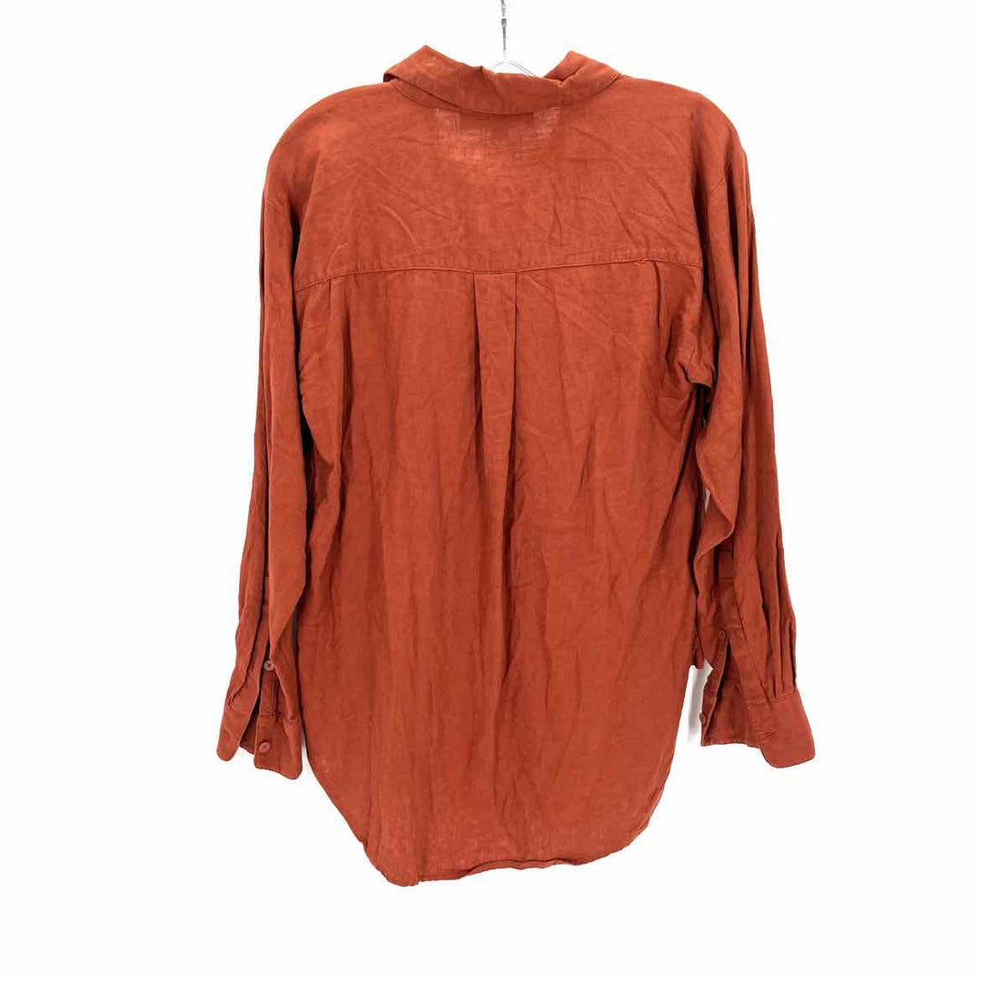 Size XS LOFT Brown Shirt
