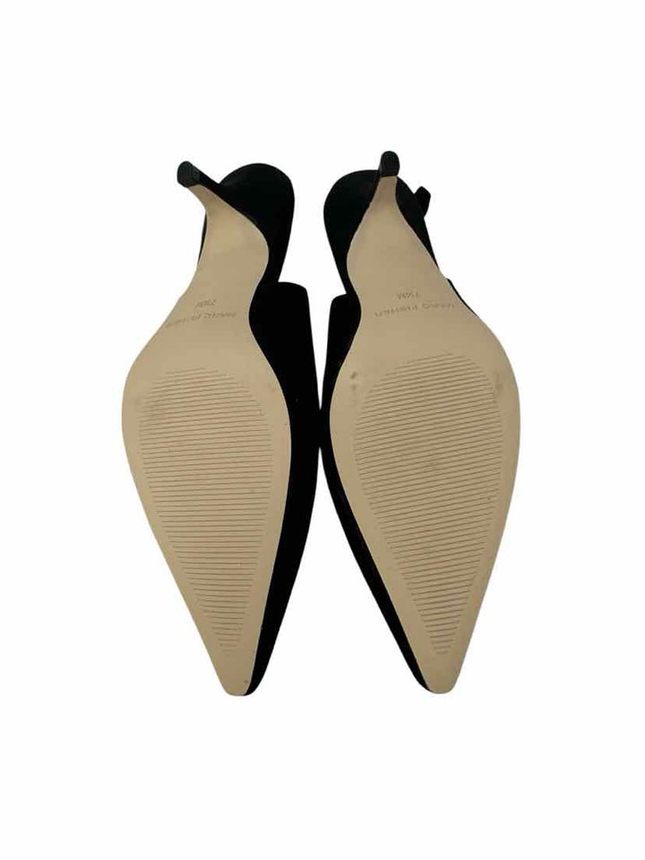 Shoe Size 7.5 MARC FISHER Black Suede Pumps