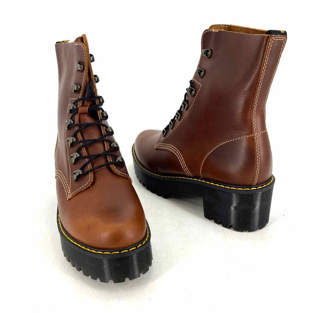Shoe Size 11 DOC MARTENS Brown Leather Boots