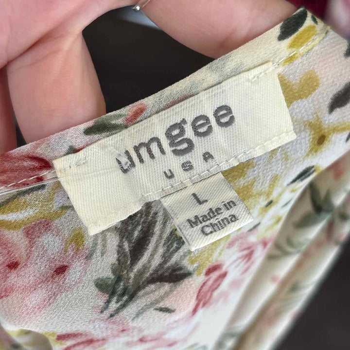 Size L Umgee Beige Shirt