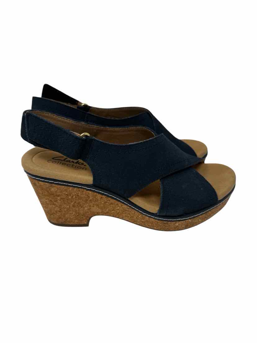 Shoe Size 7 CLARKS Navy Sandals