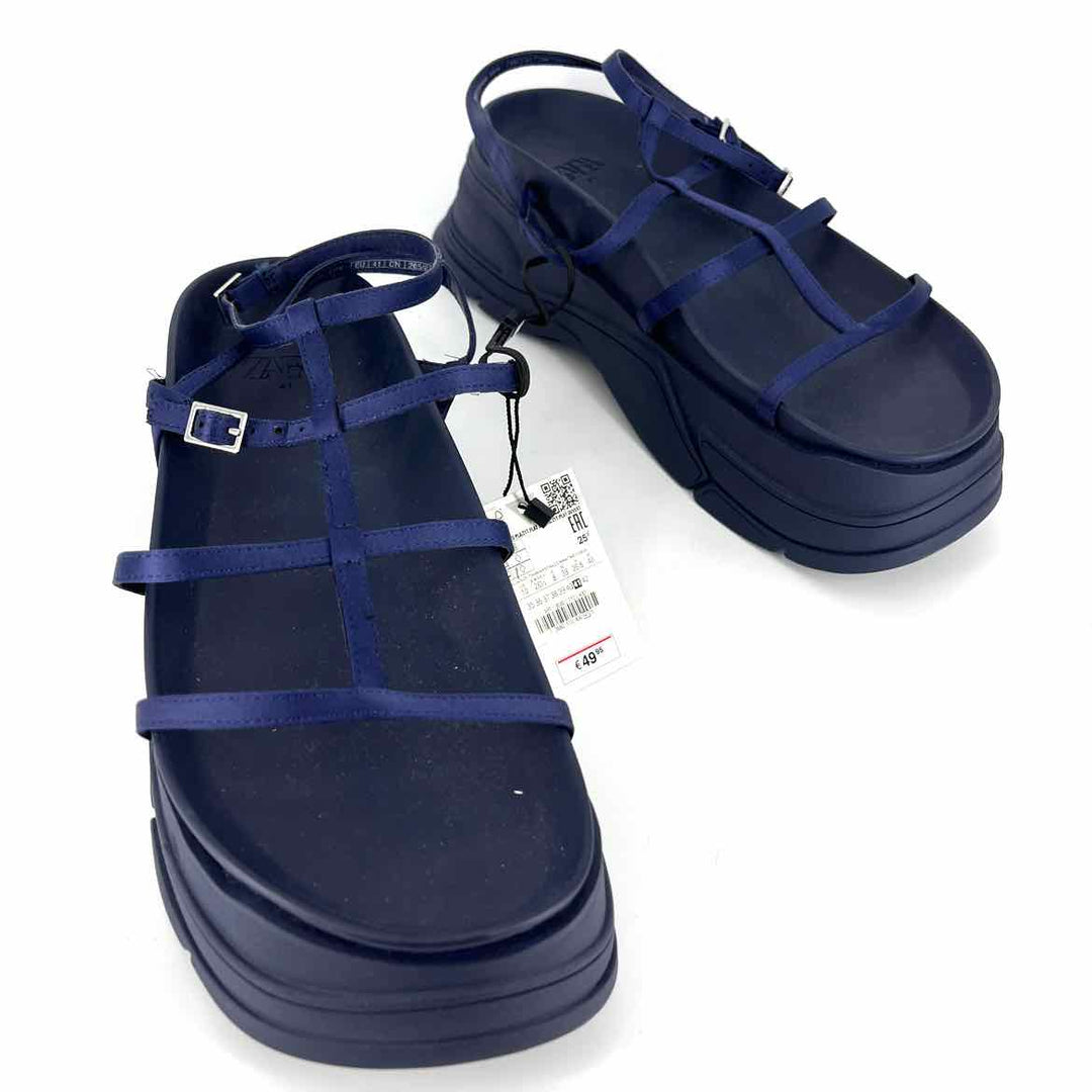 Shoe Size 41 ZARA Navy Sandals
