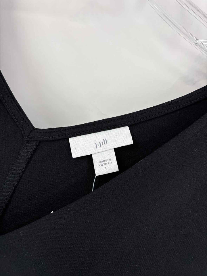 Size L J JILL Black Dress