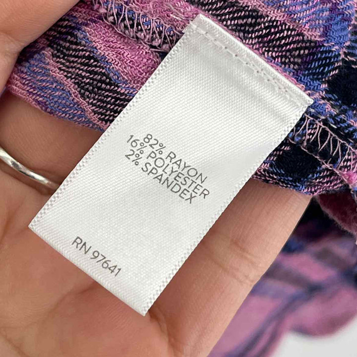 Size 3X J JILL Purple Shirt
