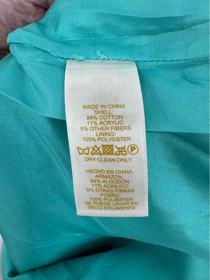 Size 6 Kate Spade Green Tweed Skirt