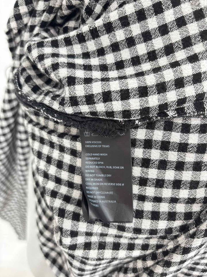Size L Bardot Black/White Dress
