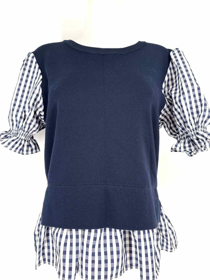 Size L NANETTE LEPORE Navy Sweater