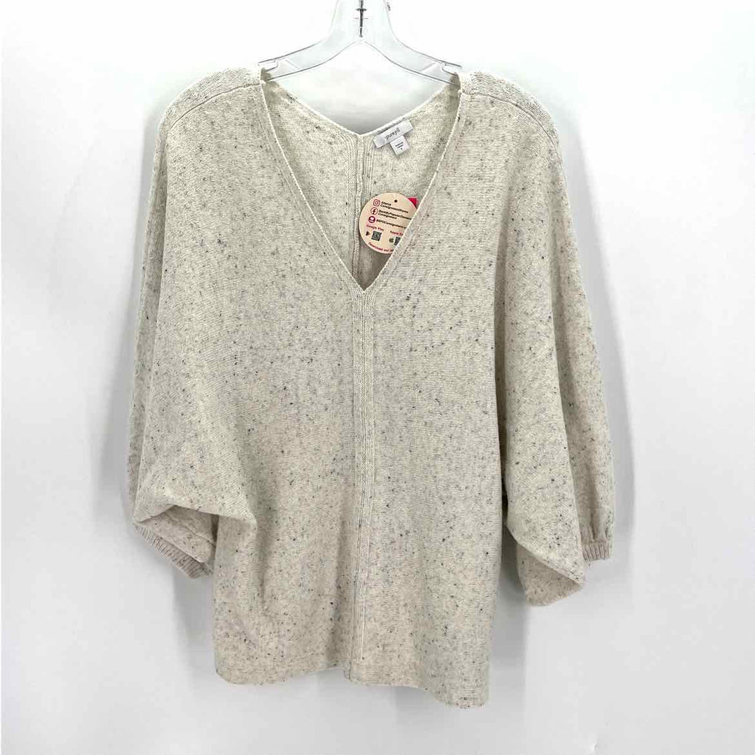 Size S J JILL Cream Knit Sweater
