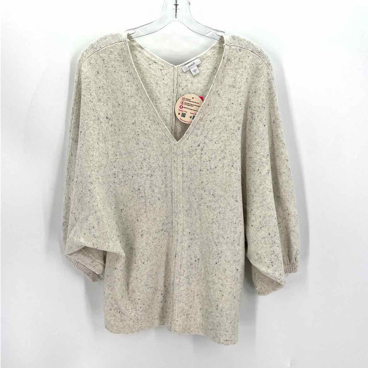 Size S J JILL Cream Knit Sweater