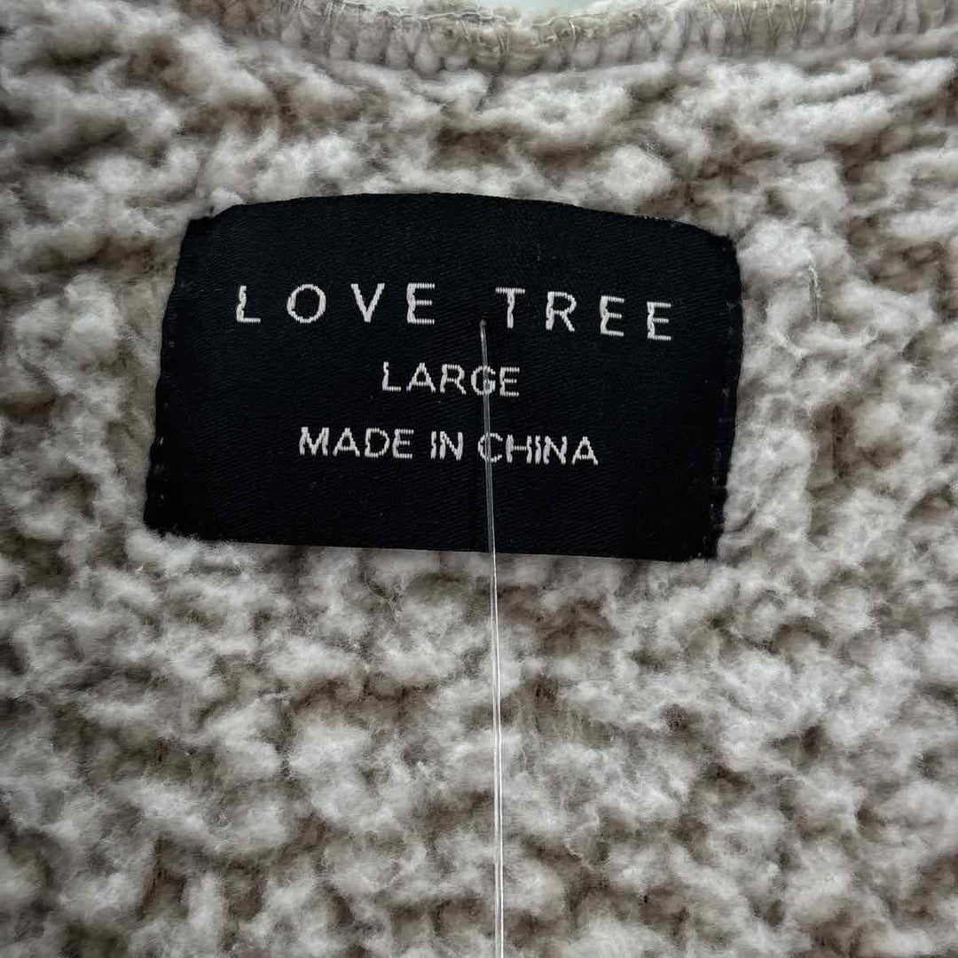 Size L Love Tree Taupe Vest