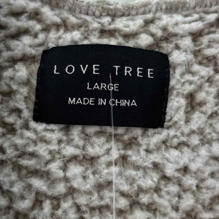 Size L Love Tree Taupe Vest