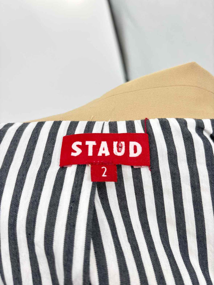 Size 2 STAUD Tan Jacket