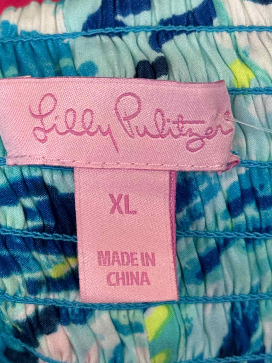 Size XL Lilly Pulitzer Blue Print Dress