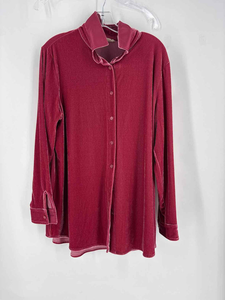 Size L SOFT SURROUNDINGS Pink Shirt