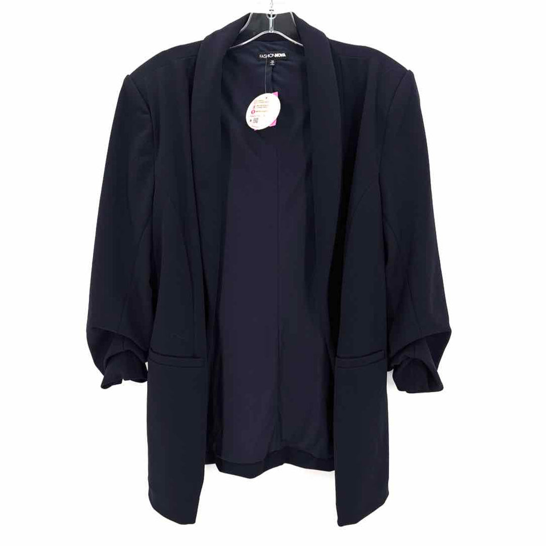 Size 1X FASHION NOVA Navy Jacket