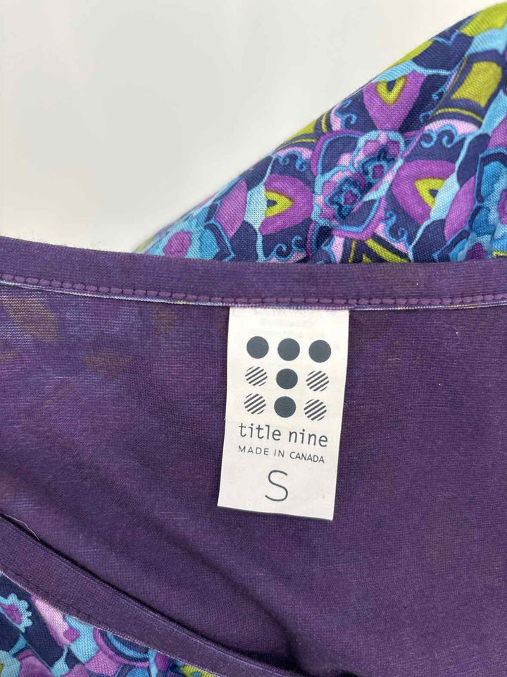 Size S Purple Print Dress