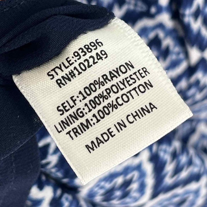 Size M SKIES ARE BLUE Blue Dress