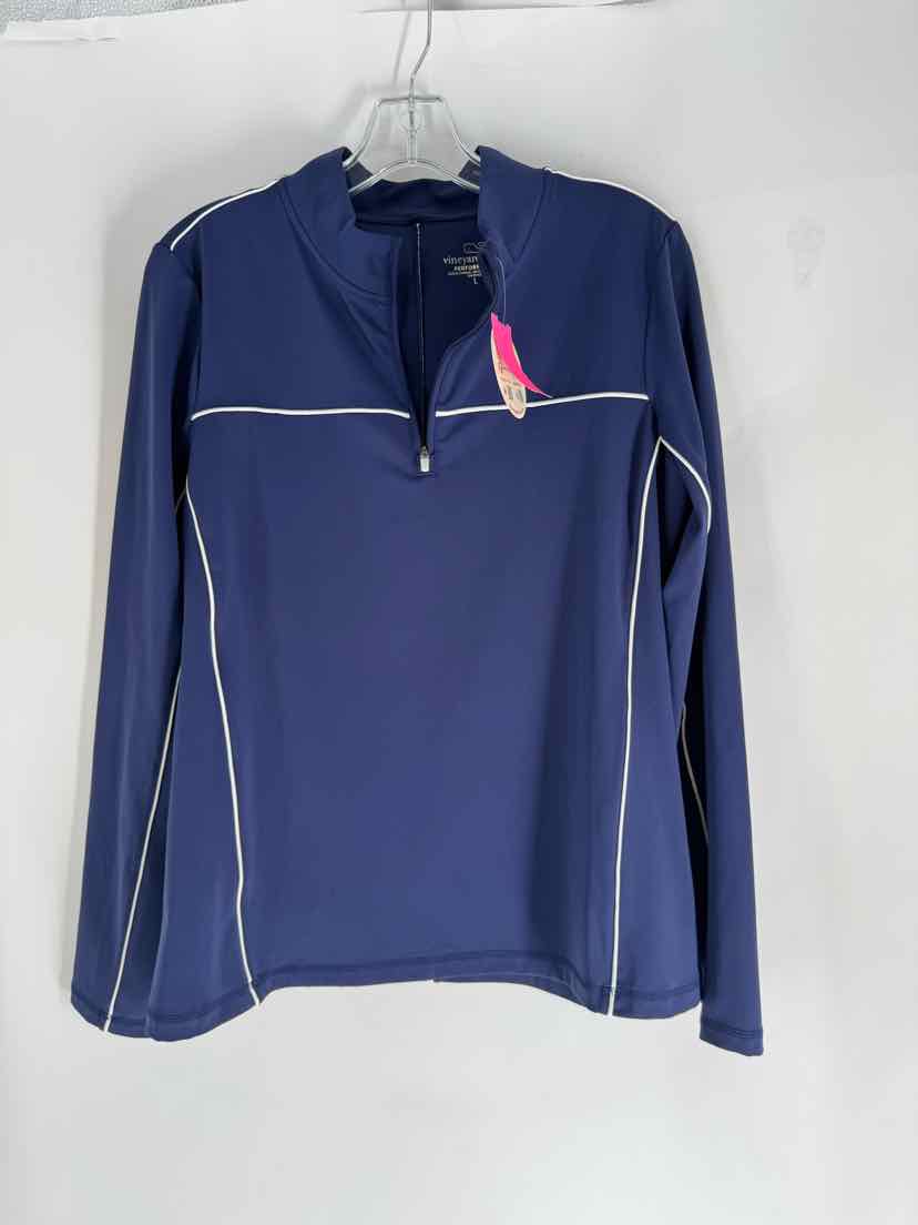 Size L Vineyard Vines Navy Sweater