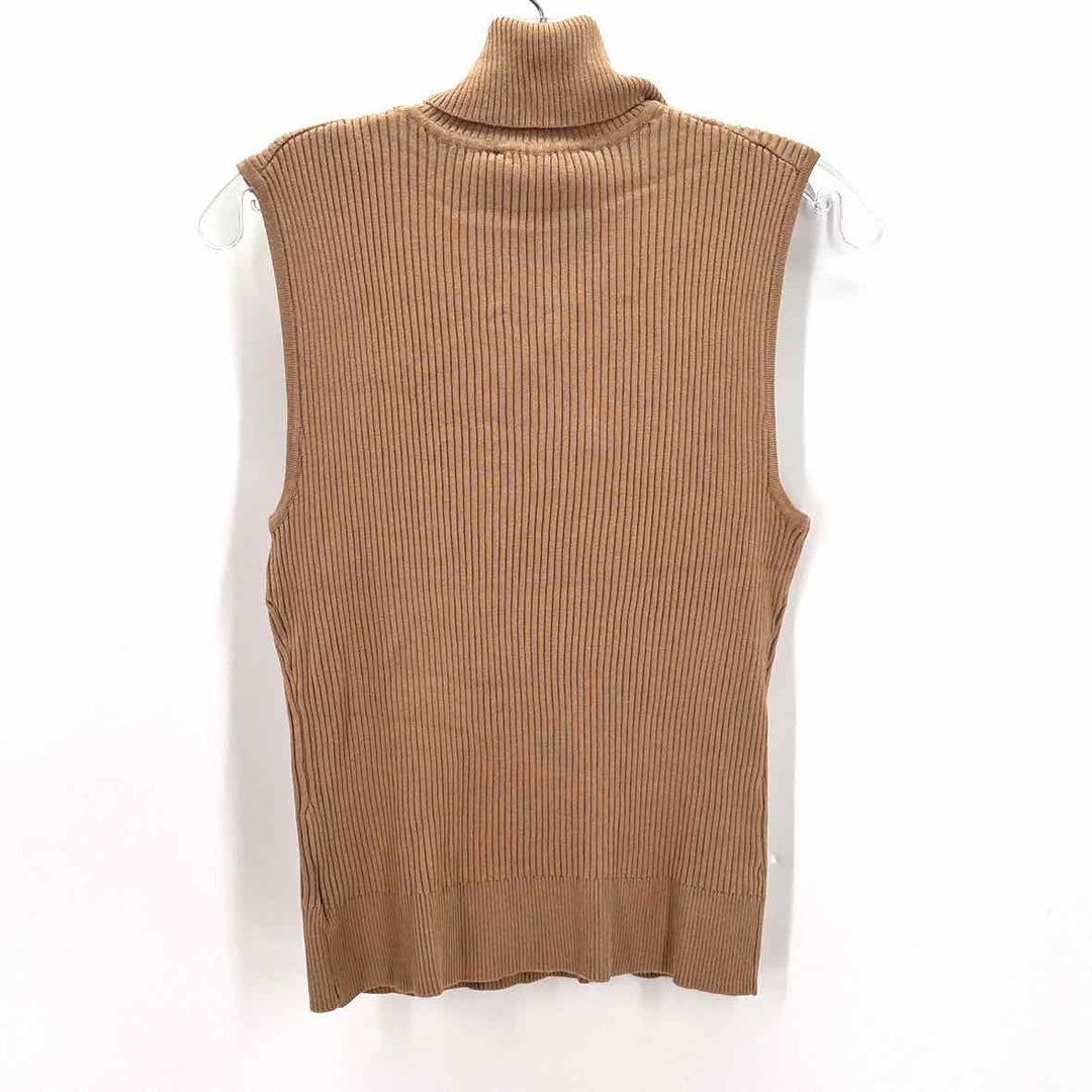 Size Petite CABLE & GAUGE Tan Sweater