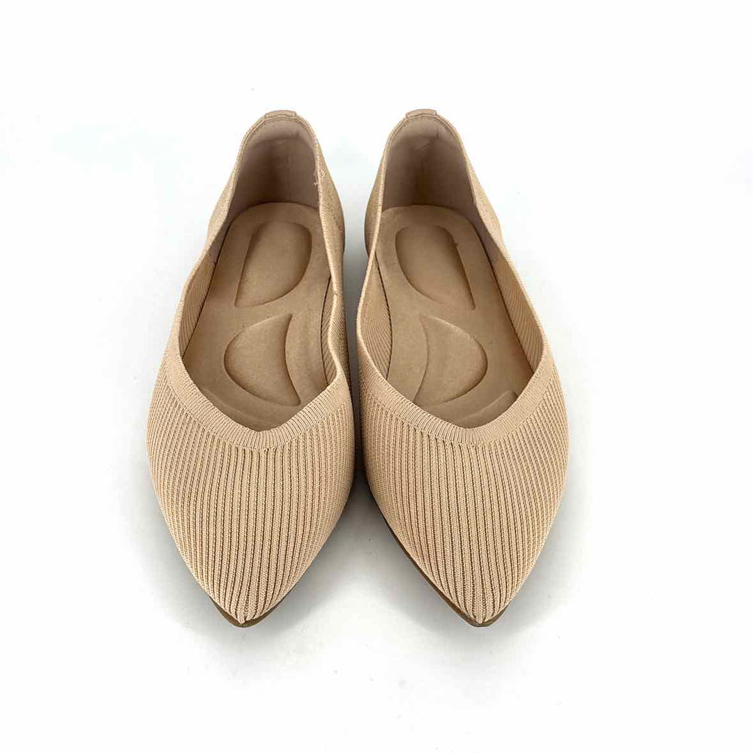 Shoe Size 9 Blush Knit Flats