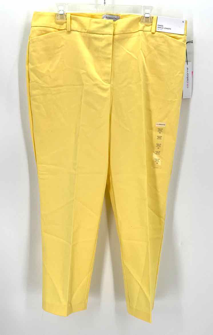 Size 16 LIZ CLAIBORNE Yellow Capri