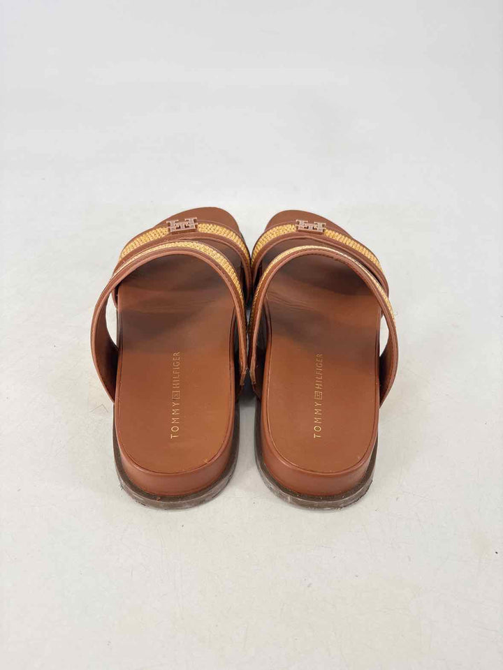 Shoe Size 9 TOMMY HILFIGER Brown Sandals