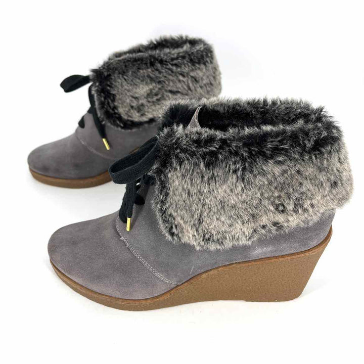 Shoe Size 9 Cole Haan Gray Suede Boots