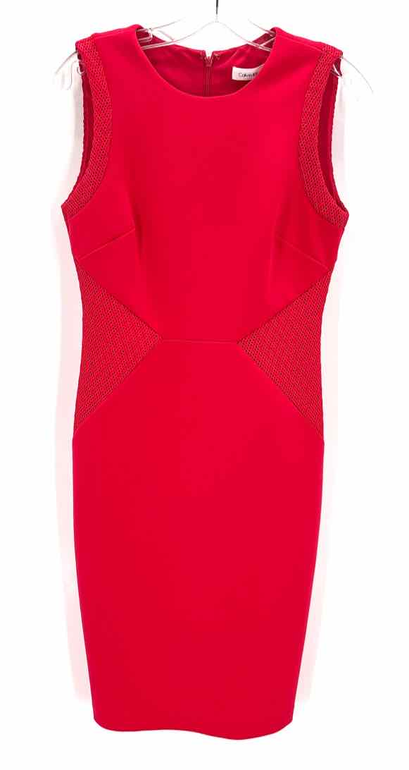 Size 4 Calvin Klein Pink Dress