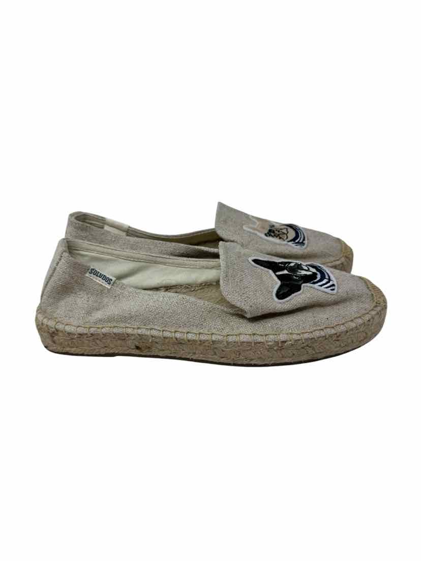 Shoe Size 7 SOLUDOS Beige Flats