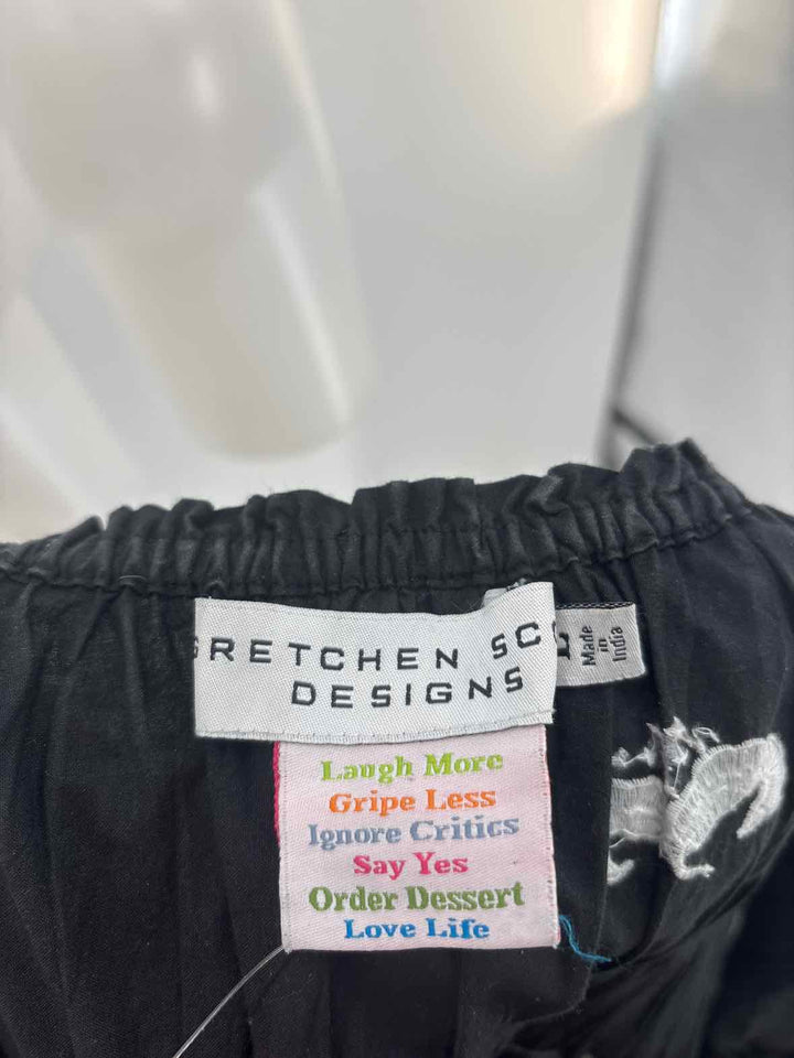 Size L Gretchen Scott Black/White Shirt
