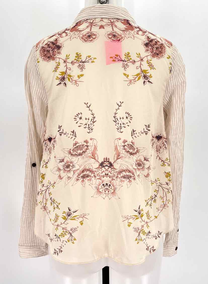 Size XS FREE PEOPLE Ivory Shirt