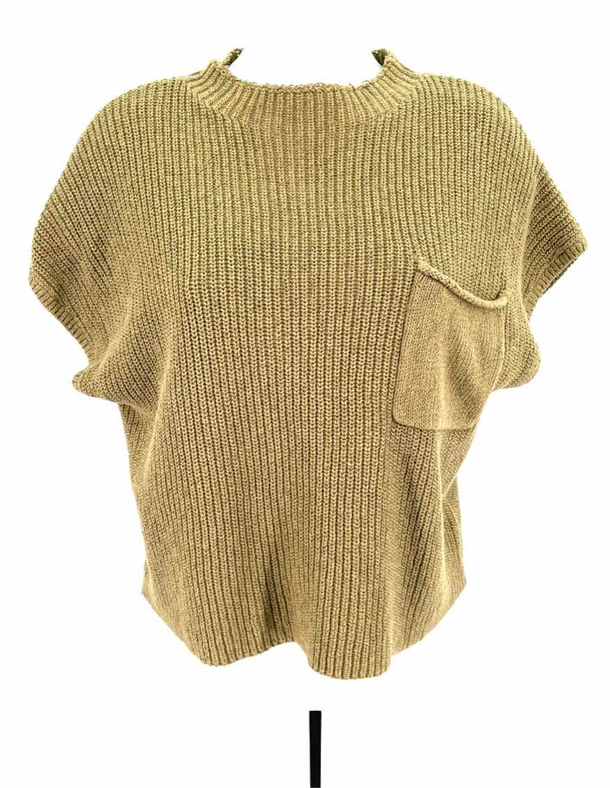 Size M FREE PEOPLE Olive Knit Sweater