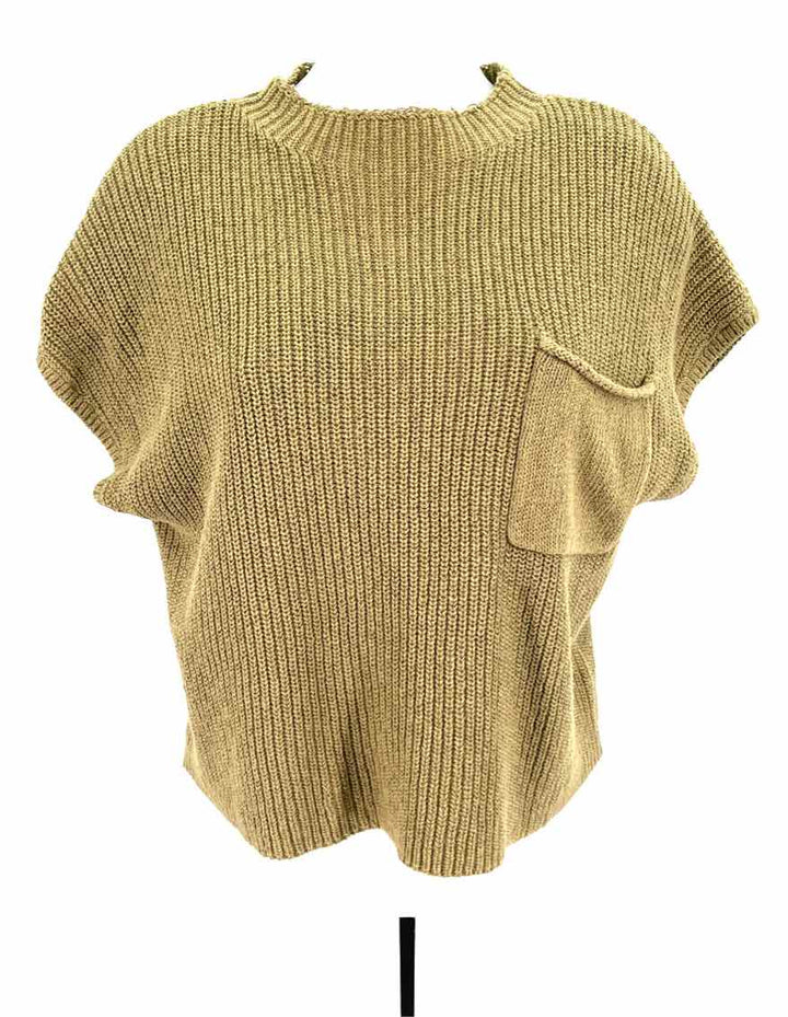 Size M FREE PEOPLE Olive Knit Sweater