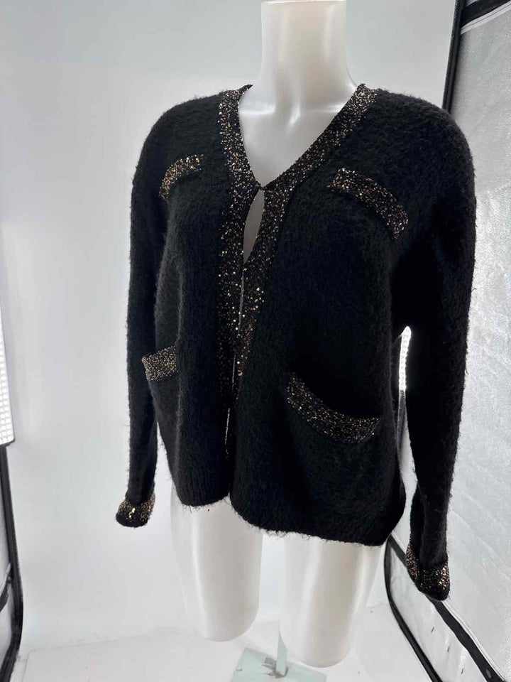 Size M TUCKERNUCK Black Cardigan