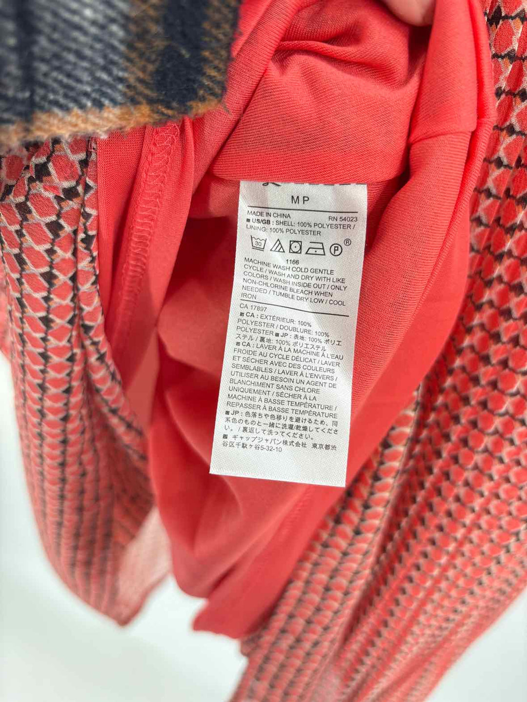 Size M Banana Republic PINK PRINT Skirt