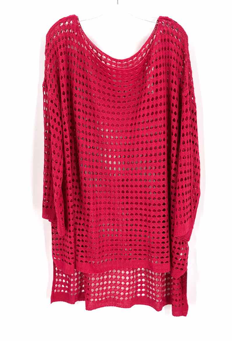Size One Size Fuschia Knit Sweater
