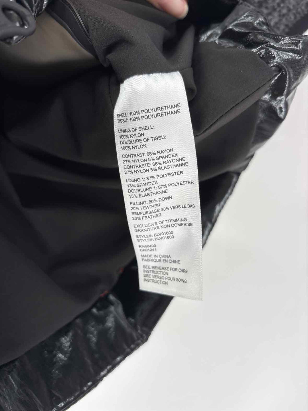 Size XS Blanc Noir Black Vest