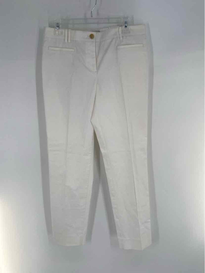 Size 6 Ann Taylor White Pants