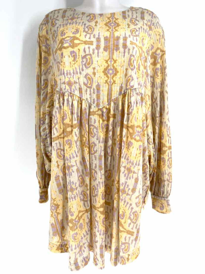 Size M FREE PEOPLE Multi-Color Dress
