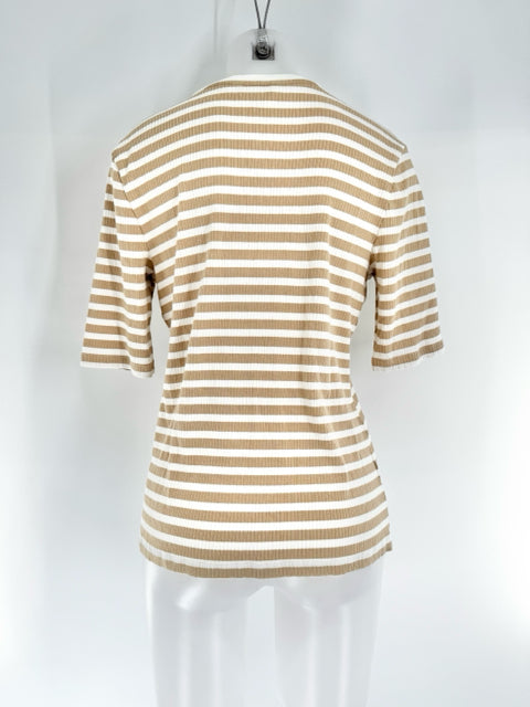 Size XL RALPH LAUREN Tan Cotton Shirt