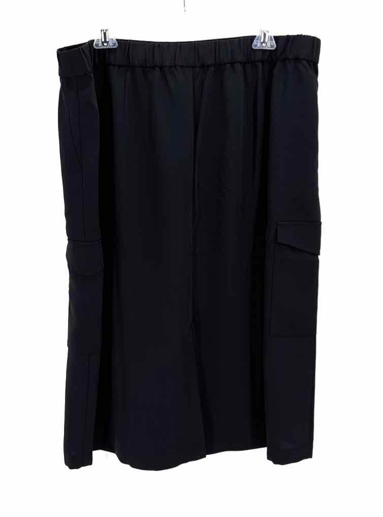 Size L J JILL Black Skirt