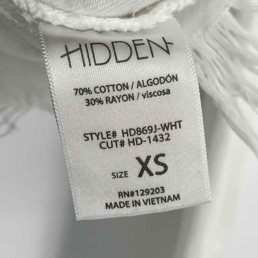 Size XS HIDEN White Jacket