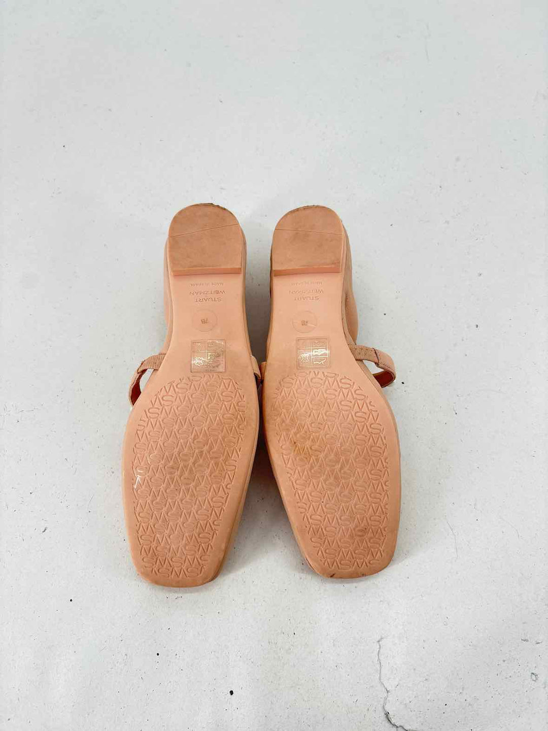 Shoe Size 7 Stuart Weitzman Pink Leather Flats